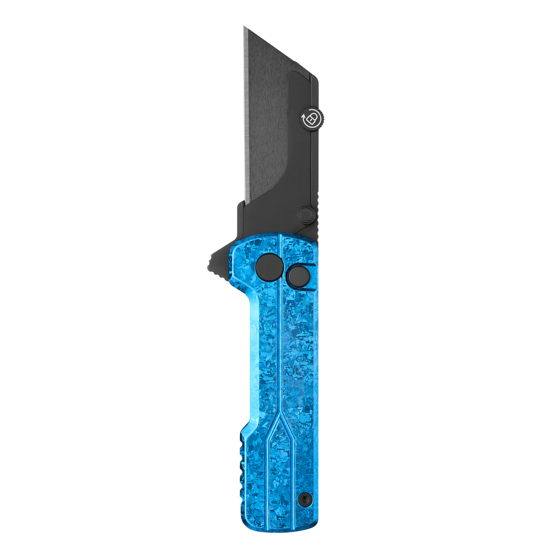 Oknife U1Ultra-SnowflakeBlue closed view