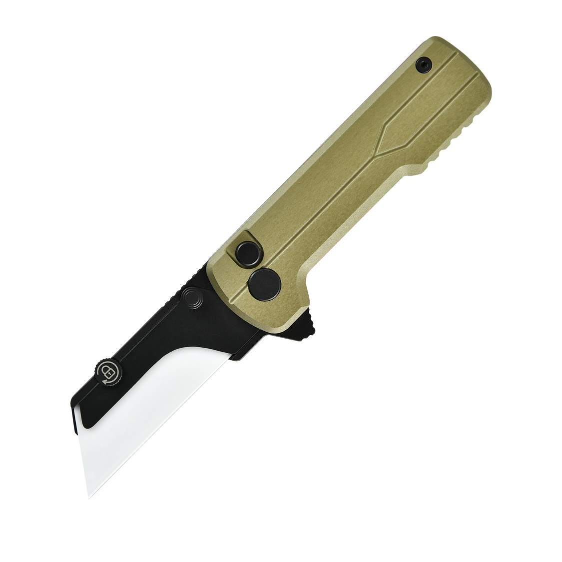 Oknife U1Ultra-Olive – 2.36" Zirconium Oxide Ceramic Folding Utility Knife with OAL Aluminum Handle