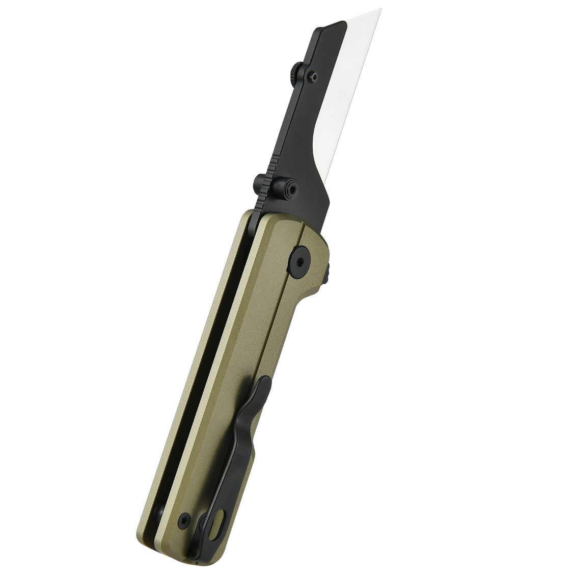 Oknife U1Ultra-Olive – 2.36" Zirconium Oxide Ceramic Folding Utility Knife with OAL Aluminum Handle