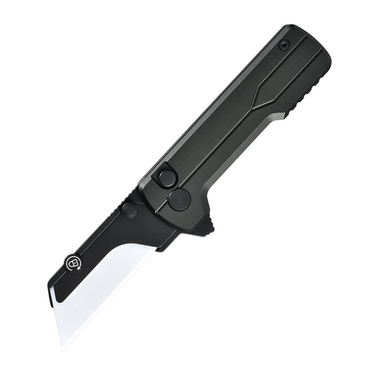 Oknife U1Ultra-Stealth – 2.36" Zirconium Oxide Ceramic Folding Utility Knife with Stealth Grey OAL Aluminum Handle