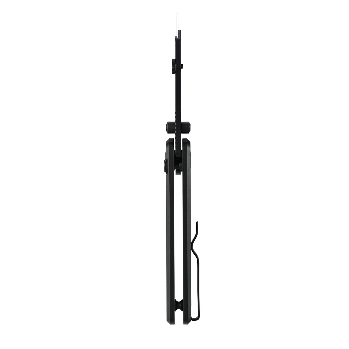 Oknife U1Ultra-Stealth button lock, thumb stud and flipper deployment detail