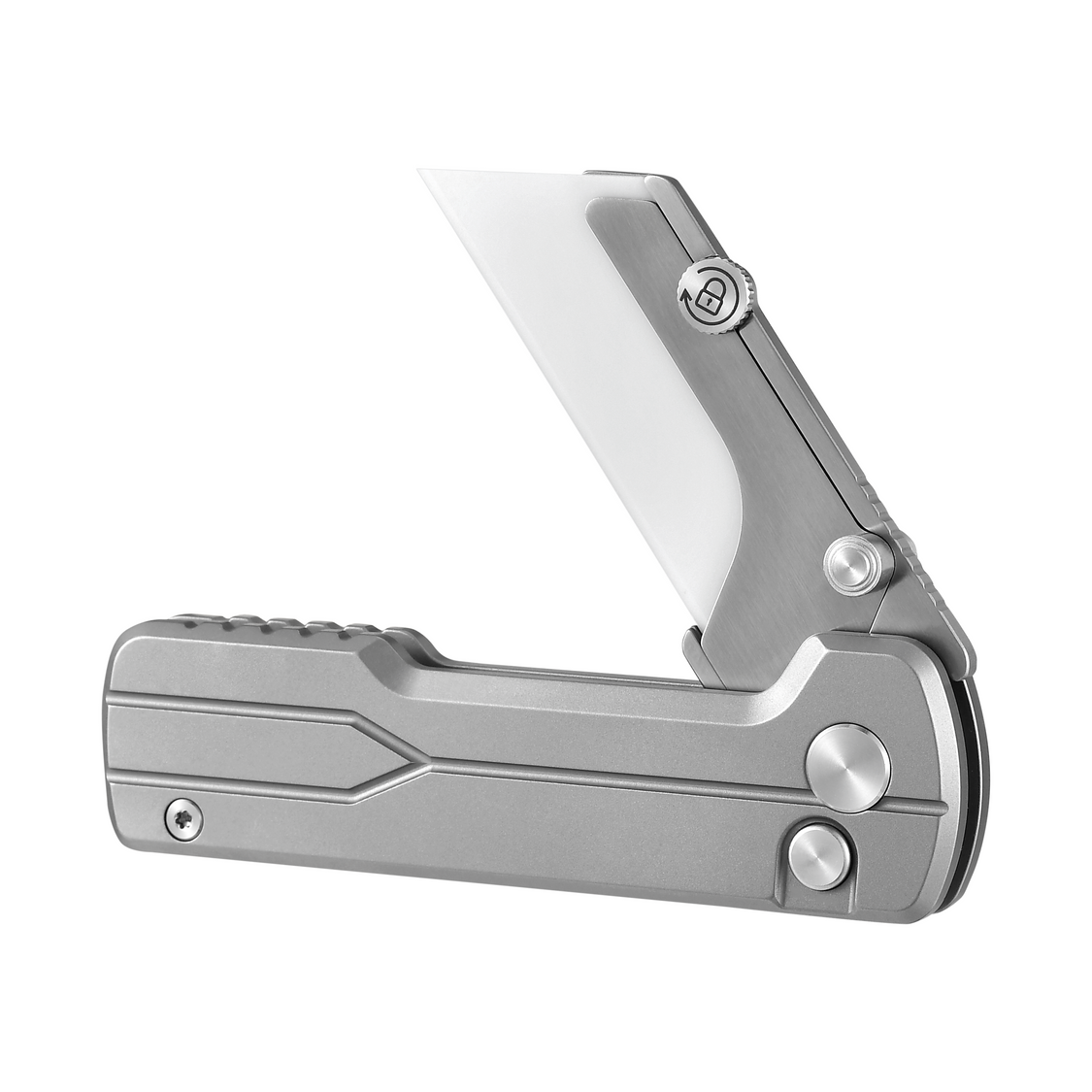 Oknife U1Ultra-Titanium – 2.36" Zirconium Oxide Ceramic Folding Utility Knife with TC4 Titanium Handle