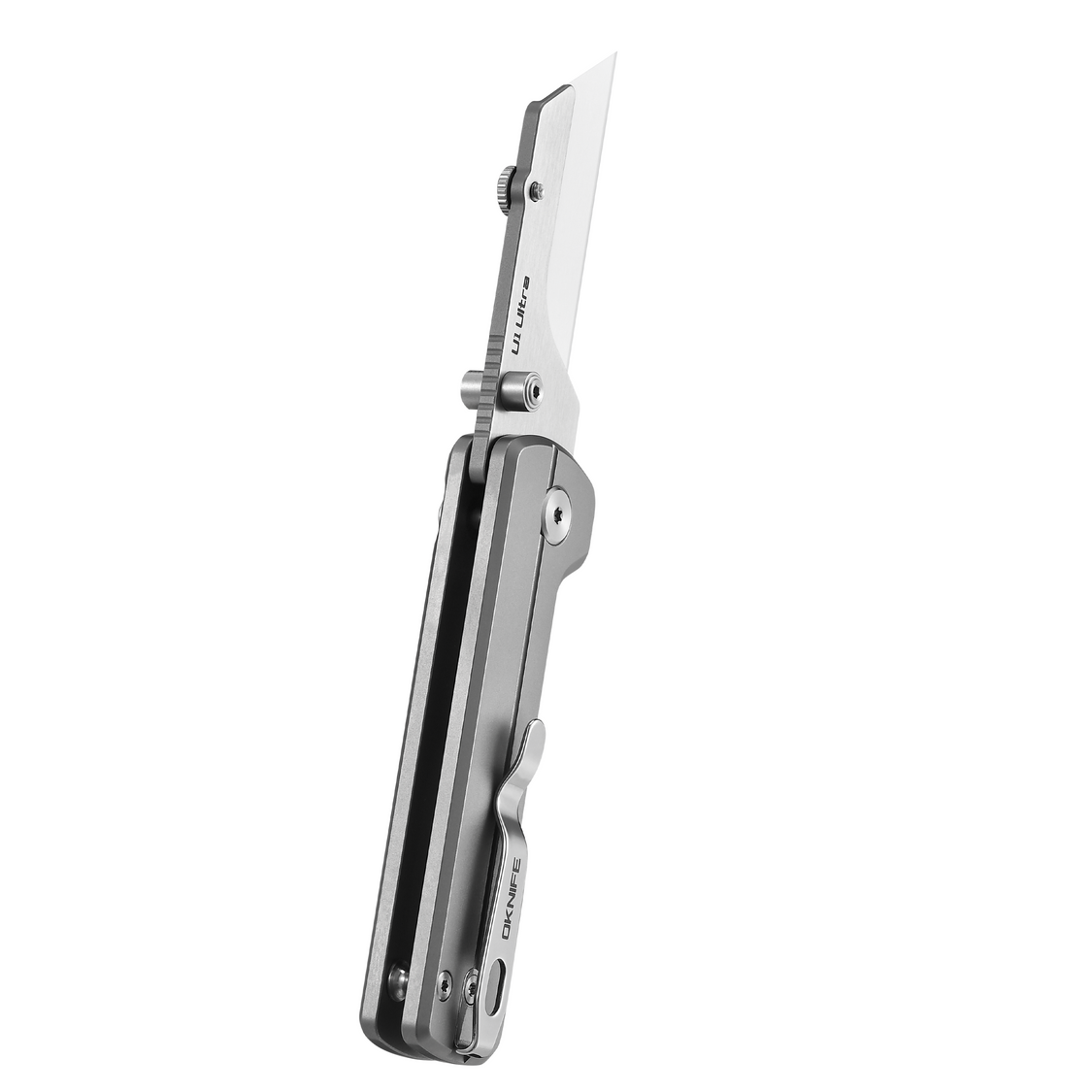 Oknife U1Ultra-Titanium – 2.36" Zirconium Oxide Ceramic Folding Utility Knife with TC4 Titanium Handle