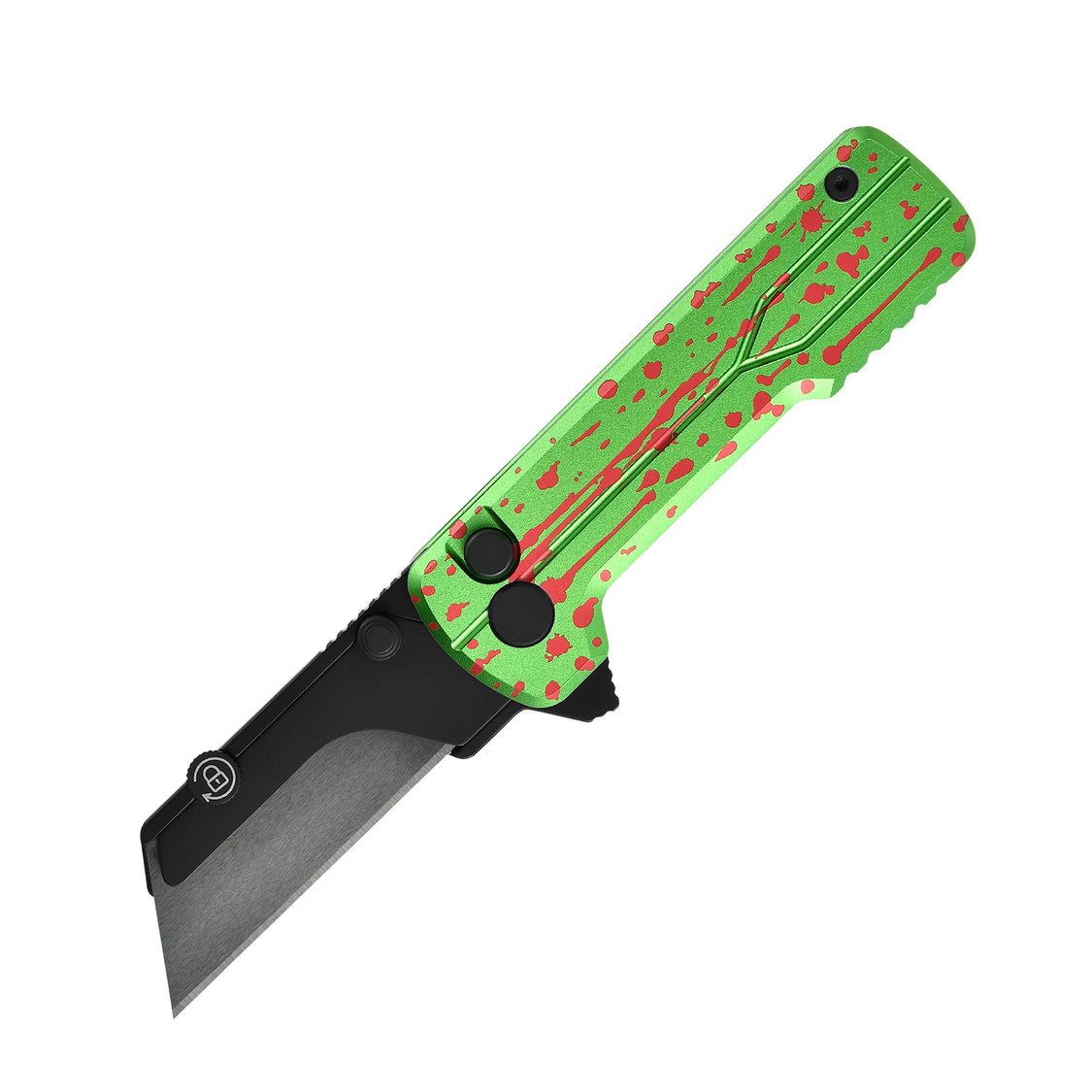 Oknife U1Ultra-ZombieGreen – 2.36" Zirconium Oxide Ceramic Folding Utility Knife with 6061 Aluminum Handle