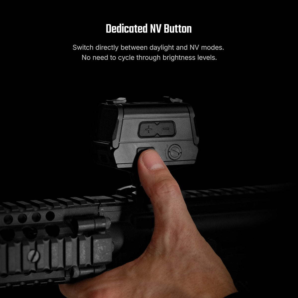 Olight Osight R dedicated NV button and controls detail