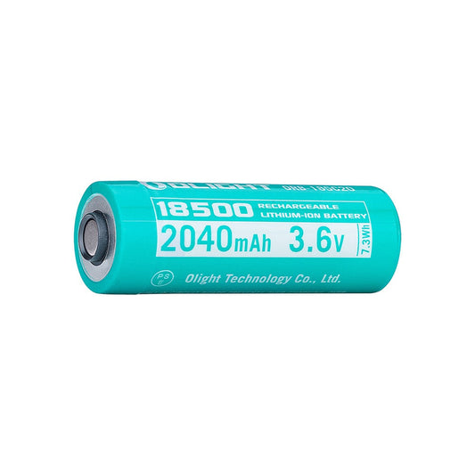 Olight 18500 2040mAh Rechargeable Battery – Compatible with Odin Mini, Odin GL & Javelot Mini
