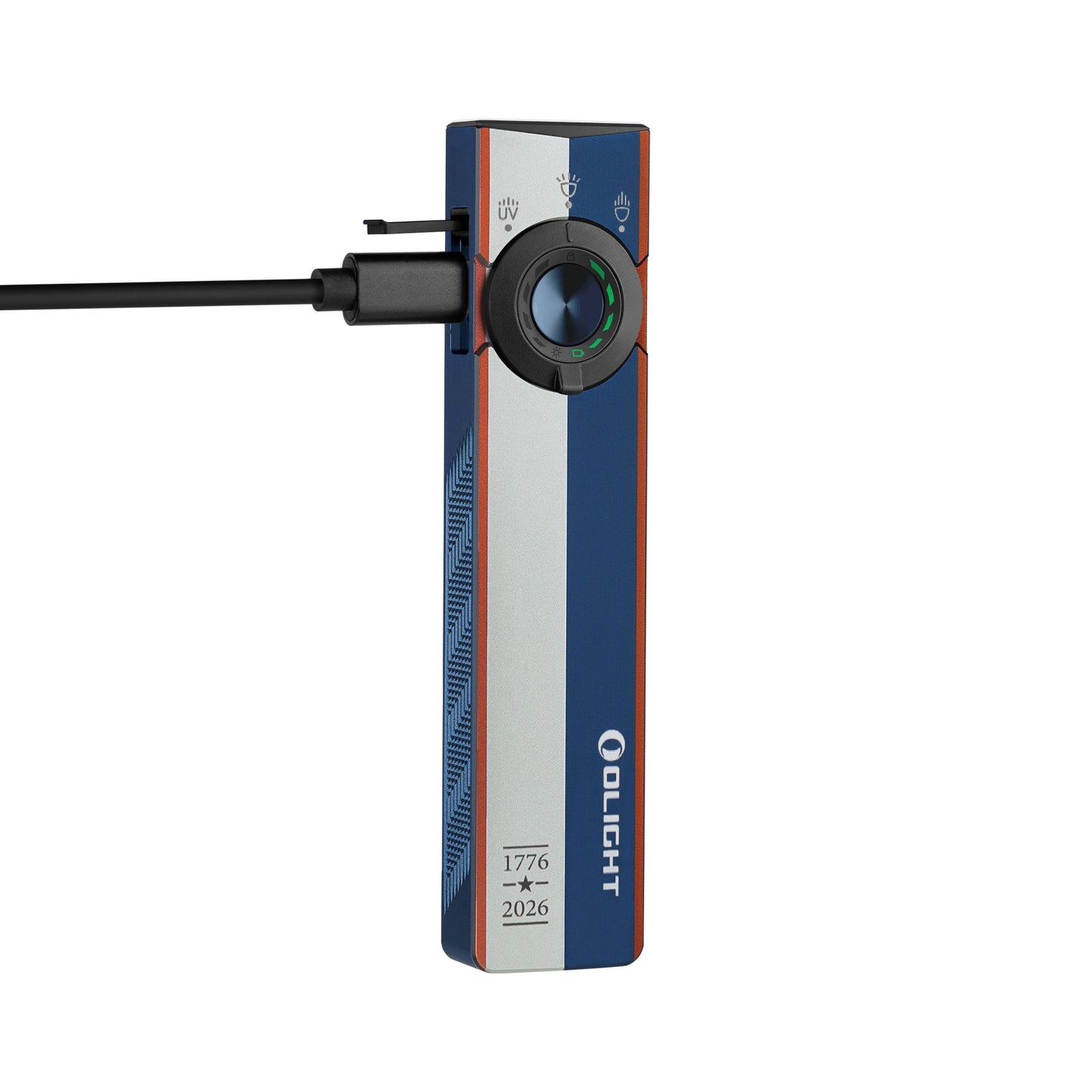 Olight ArkPro Liberty Lines charging – USB-C cable plus Olight magnetic charging support