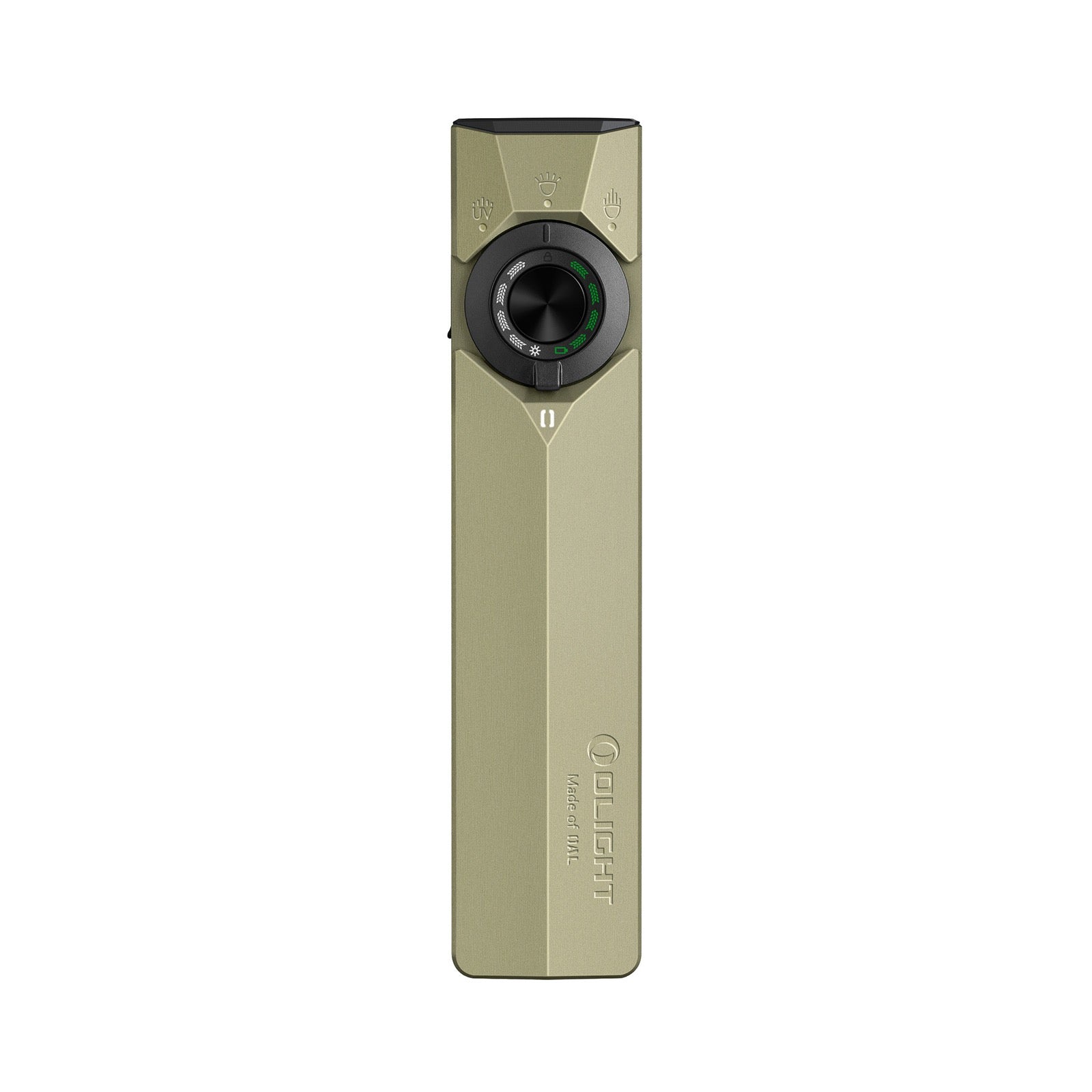 Olight ArkPro Ultra rear view showing the flat unibody profile and pocket clip