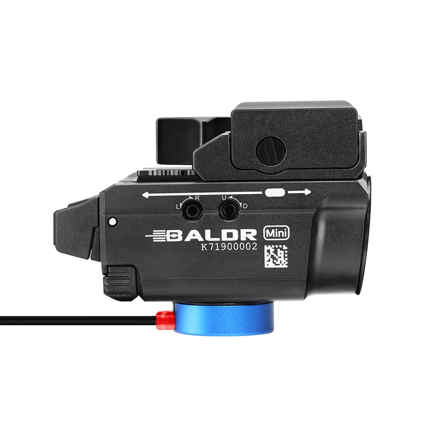 Olight Baldr Mini Black magnetic charging cable connection