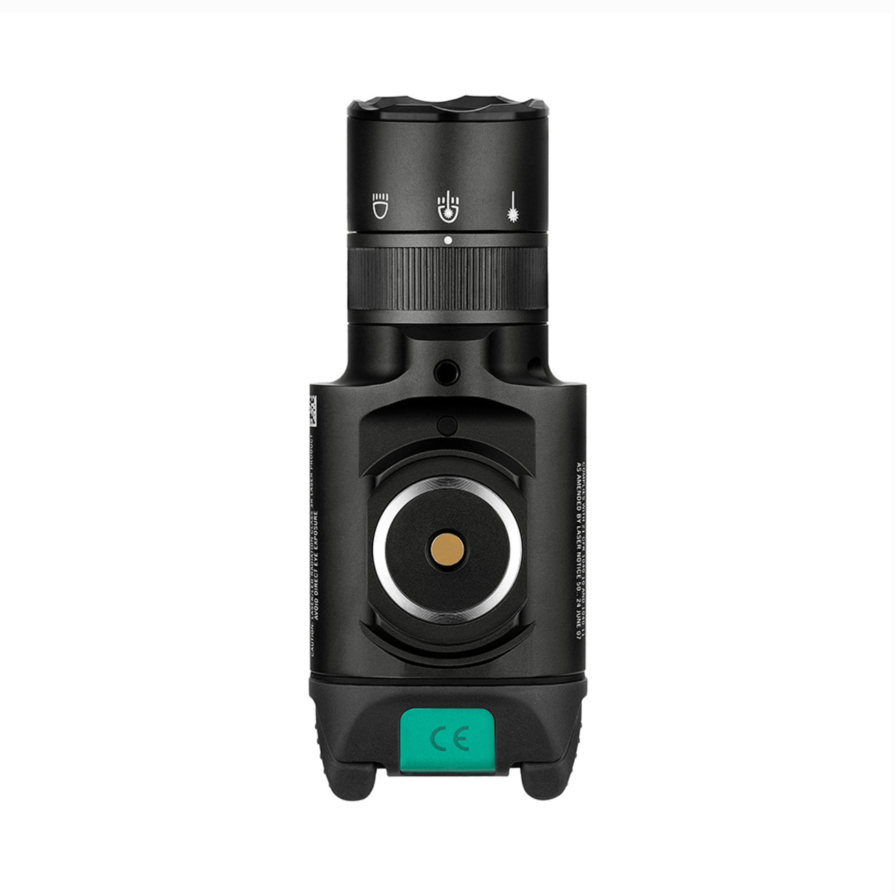 Olight Baldr Pro R Black – 1,350 lumen pistol light with green laser and magnetic charging