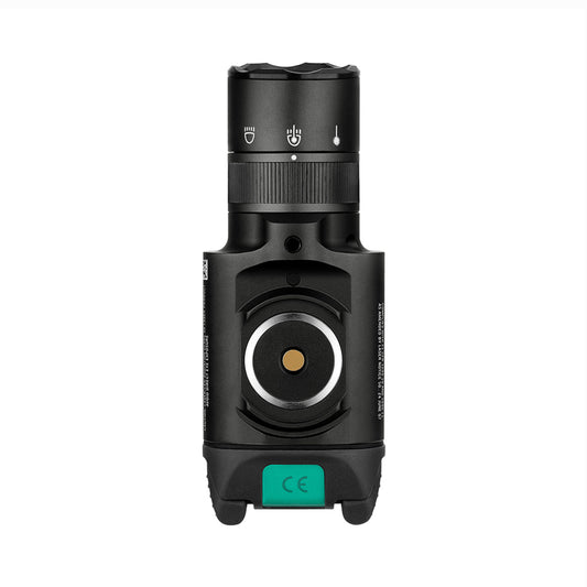Olight Baldr Pro R Black – 1,350 lumen pistol light with green laser and magnetic charging