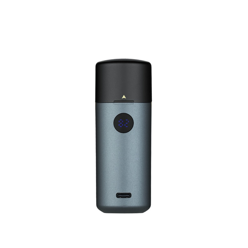 Olight Baton 4 Premium Fighter Pilot wireless charging case rear view with button detail