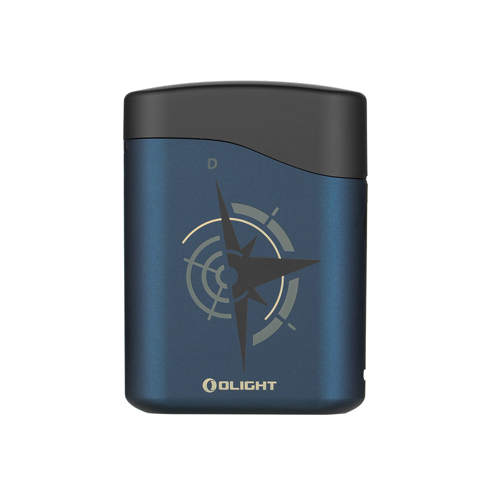 Olight Baton 4 Premium Guidance wireless charging case, closed front view