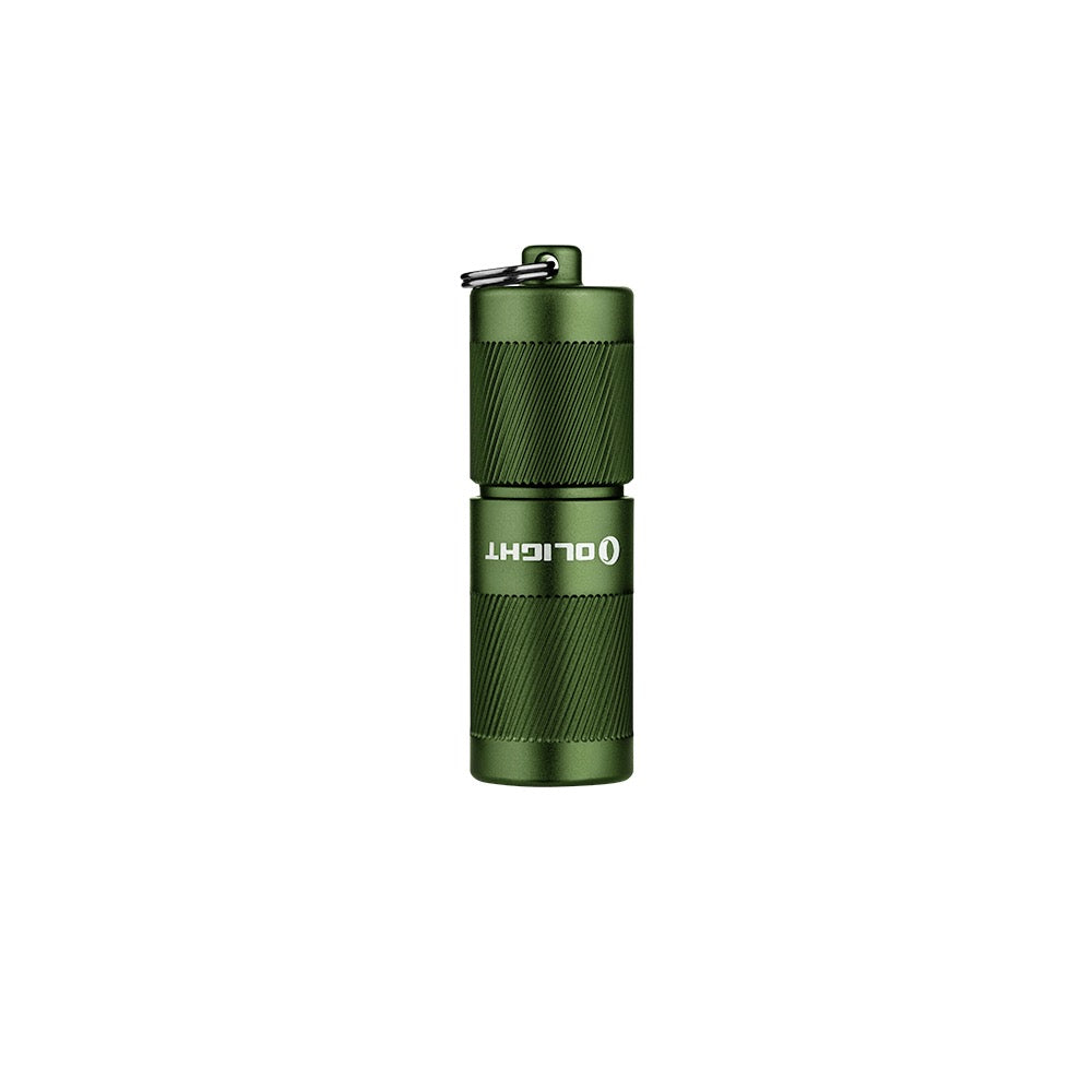 Olight i1R 2 Pro Green side profile view showing the knurled twist head
