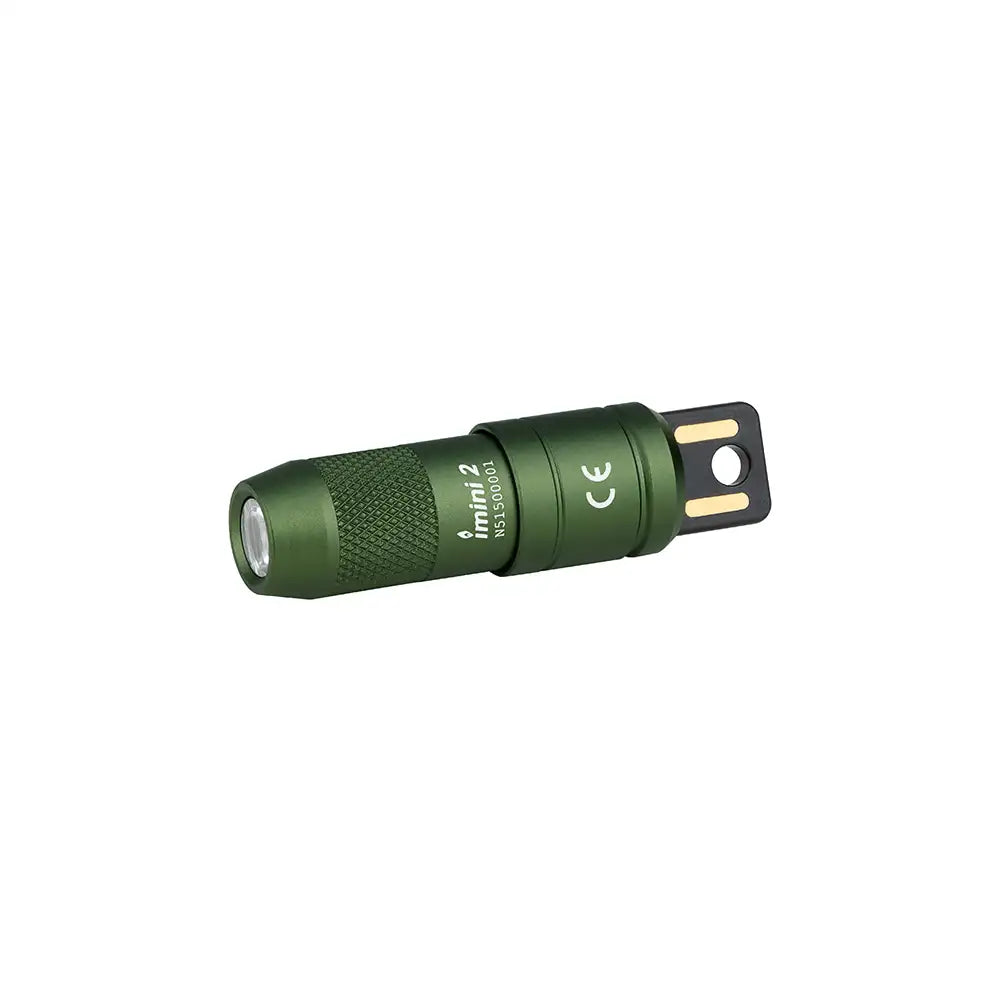 Olight imini 2 OD Green – 50 lumen mini keychain flashlight with integrated USB plug and magnetic base