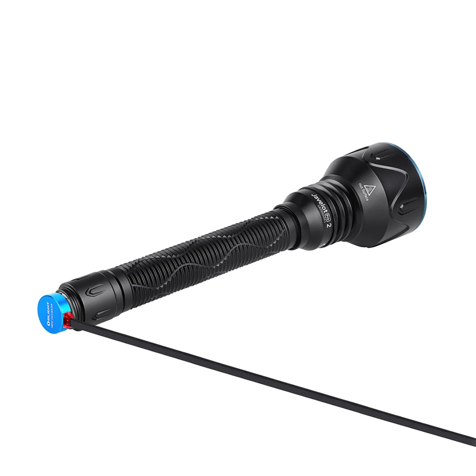 Olight Javelot Pro 2 magnetic charging via the MCC3 USB charging cable