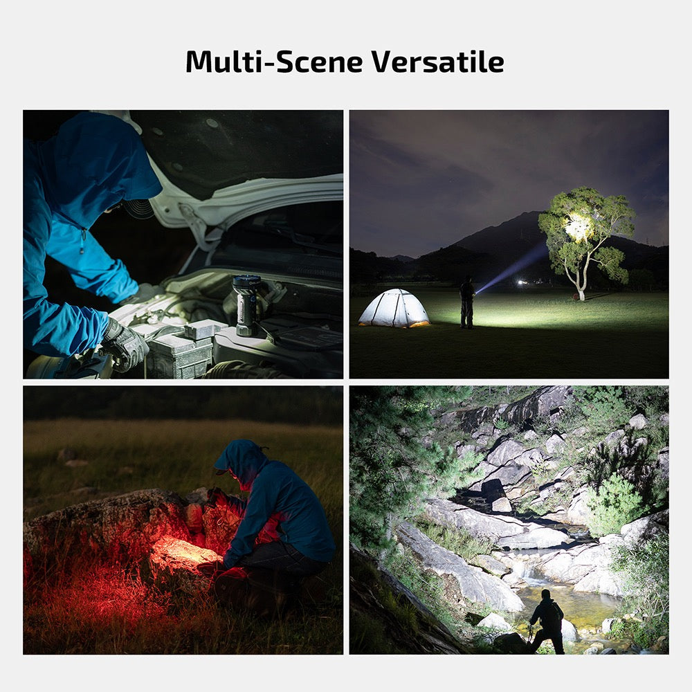 Olight Marauder Mini 2 multi-scene versatility – camping, worksite, search and outdoor use