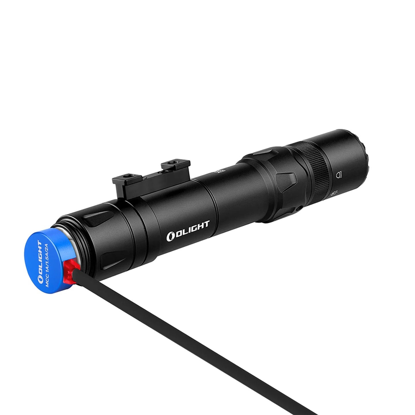 Olight Odin GL M magnetic charging via the MCC3 magnetic charging cable