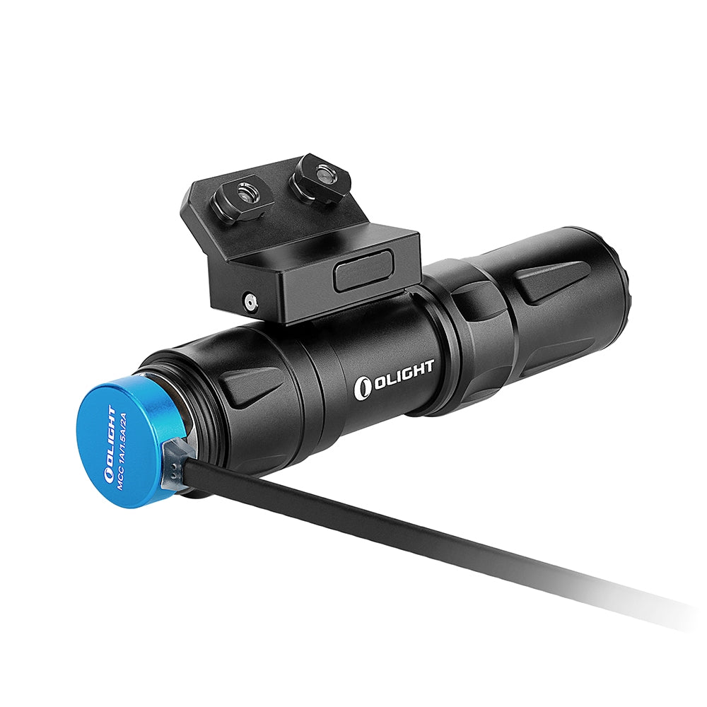 Olight Odin Mini Black M-LOK rail mount detail
