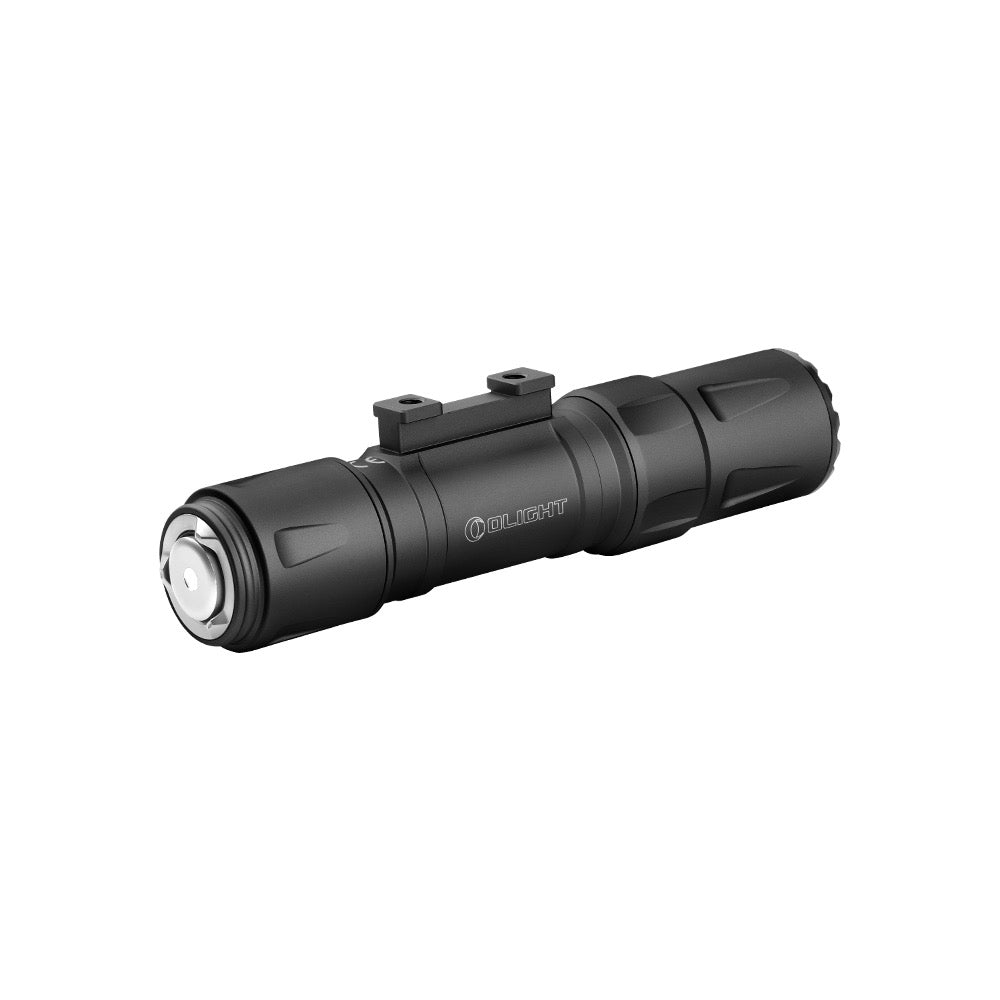 Olight Odin S M-LOK Black side profile view showing the compact body