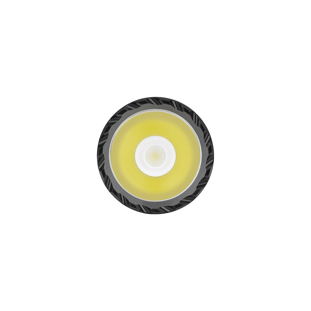 Olight Odin S LED emitter and TIR optic close-up detail