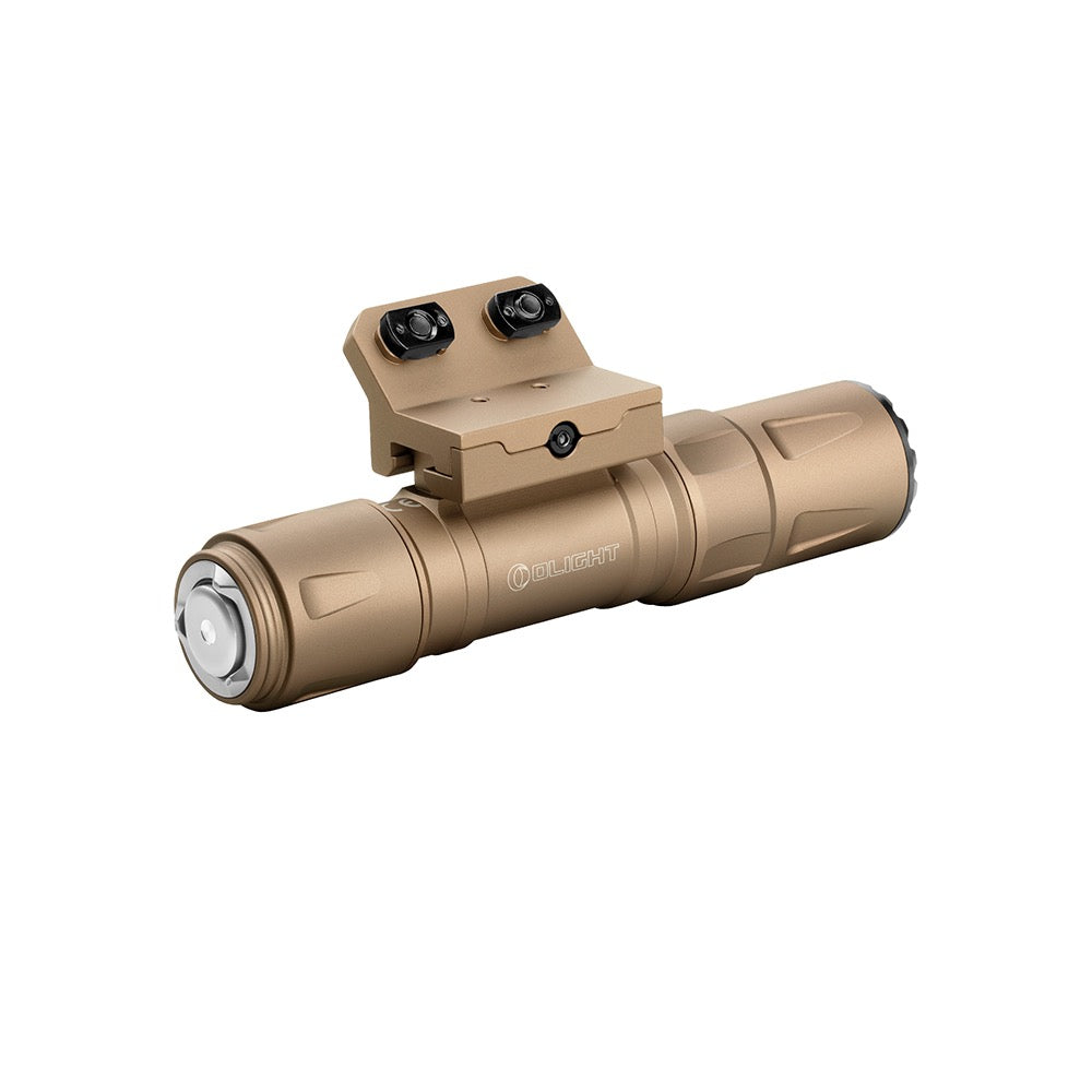 Olight Odin S M-LOK Desert Tan M-LOK rail mount detail
