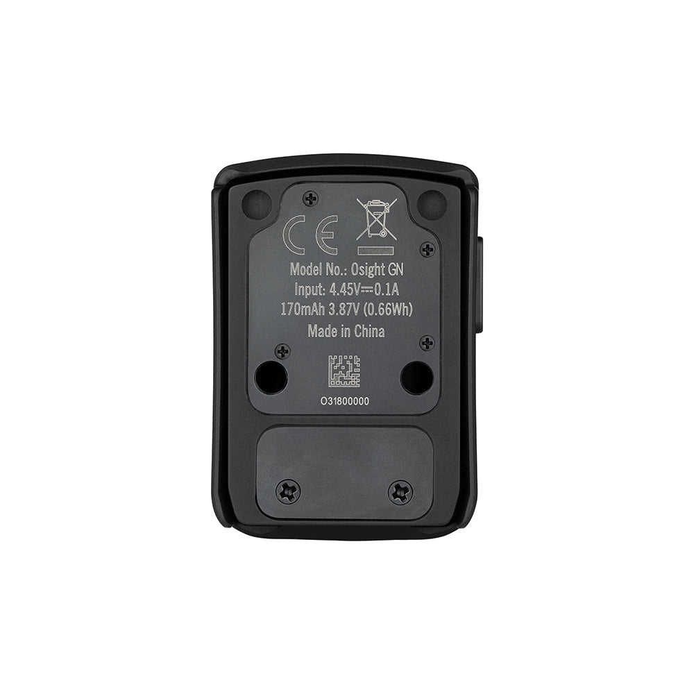 Olight Osight magnetic charging cover connected to a USB-C charging cable