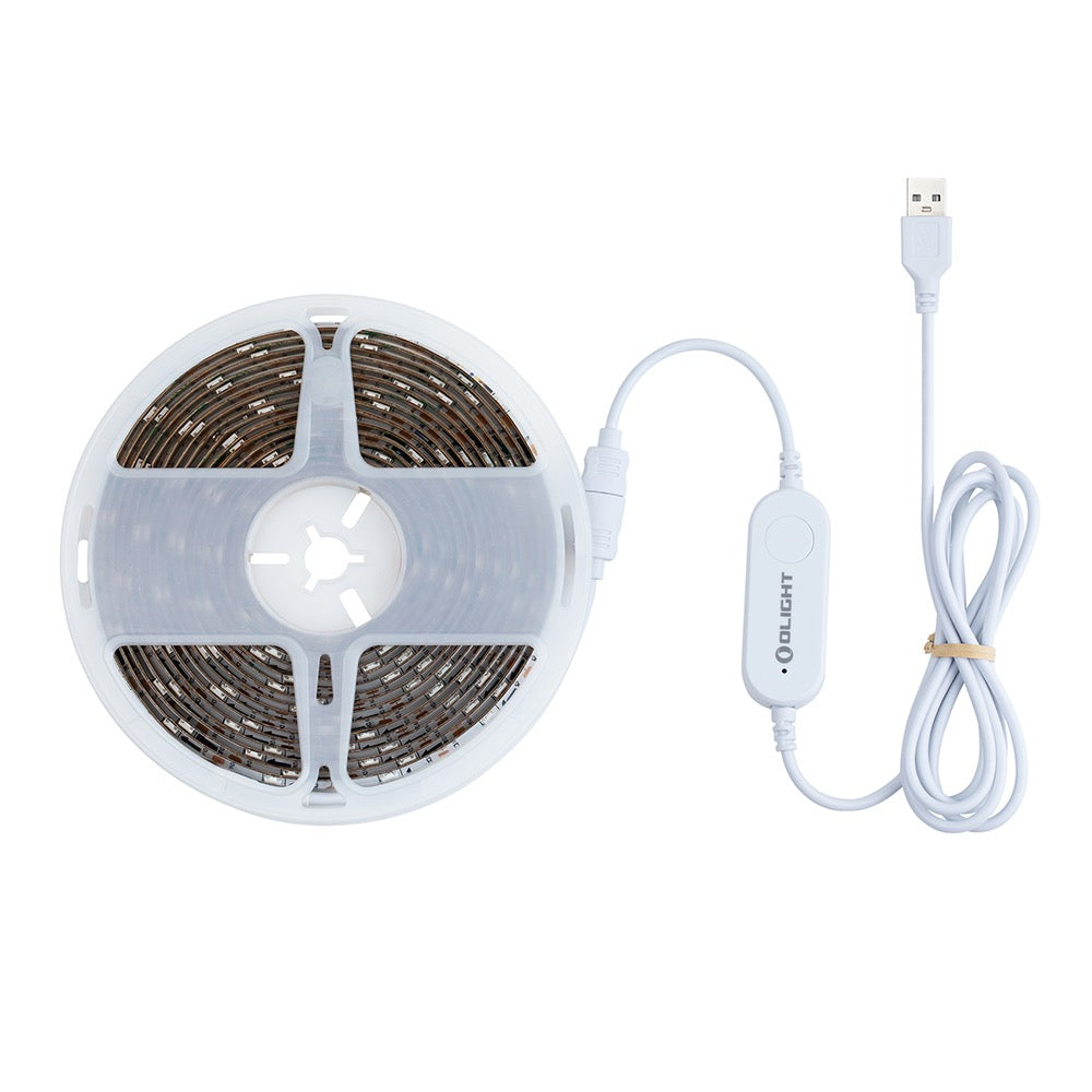Olight Ostrip strip reel with inline controller and USB connector