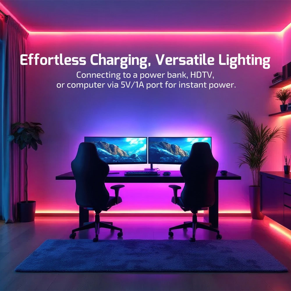 Olight Ostrip effortless charging and versatile lighting – connects to a power bank, HDTV or computer via 5V/1A USB