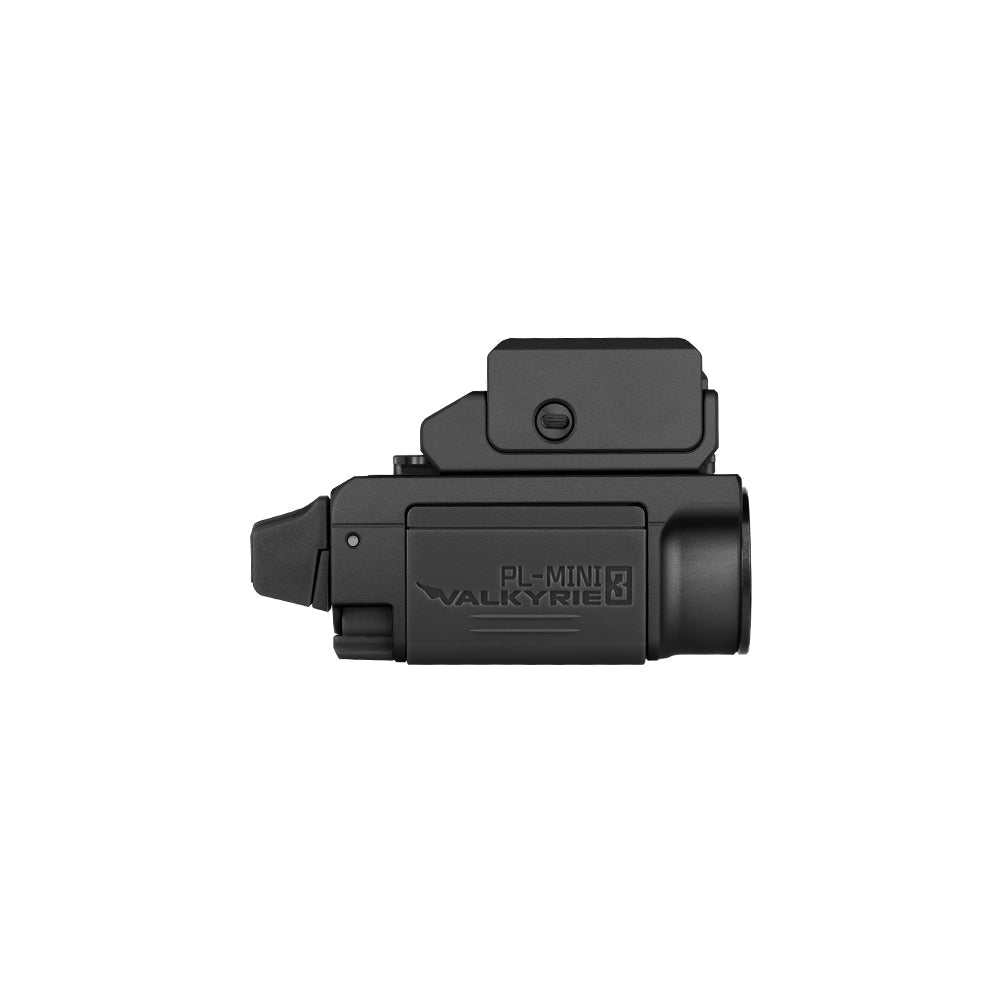 Olight PL-MINI 3 Valkyrie Black side profile view
