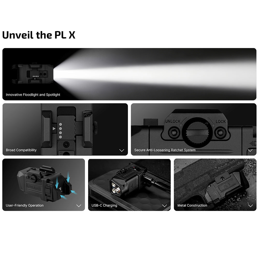 Olight PL-X holster compatibility with multiple holster manufacturers