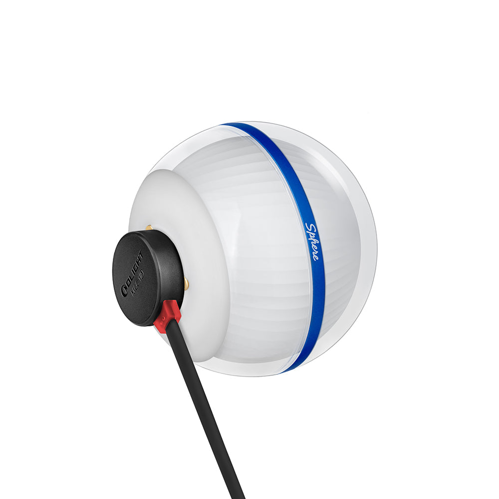 Olight Sphere used as ambient mood lighting