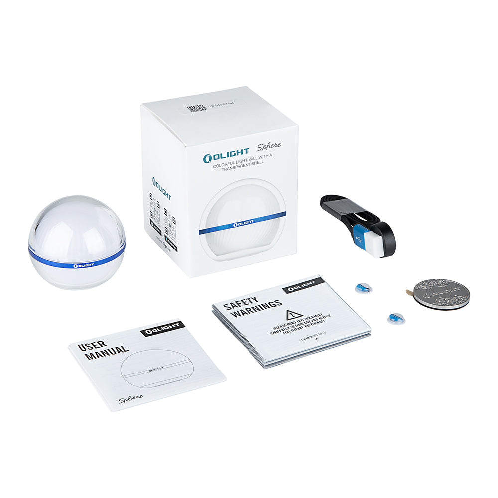 Olight Sphere transparent shell design detail