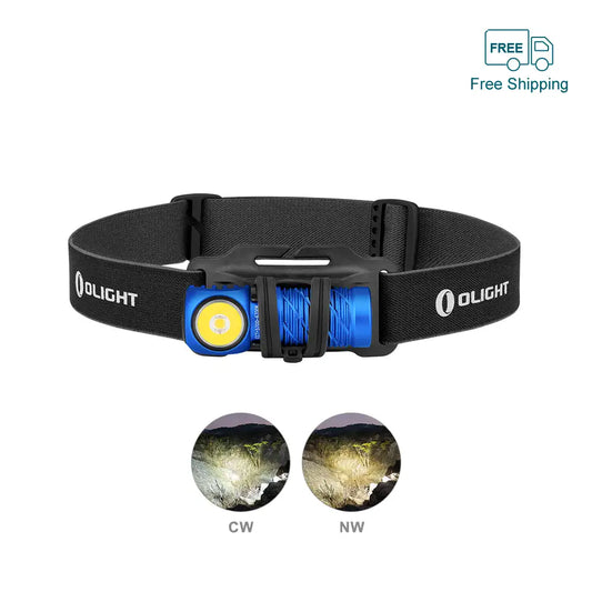 Olight Perun 2 Mini LED Rechargeable Headlamp - Blue CW