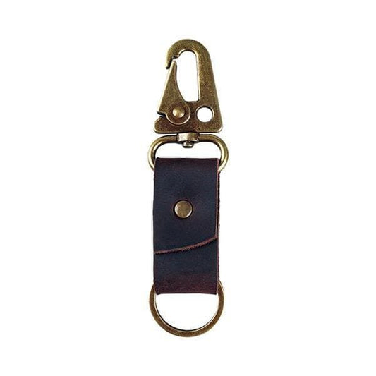 Viperade PJ18 Genuine Leather Key Organizer (Brown) front view