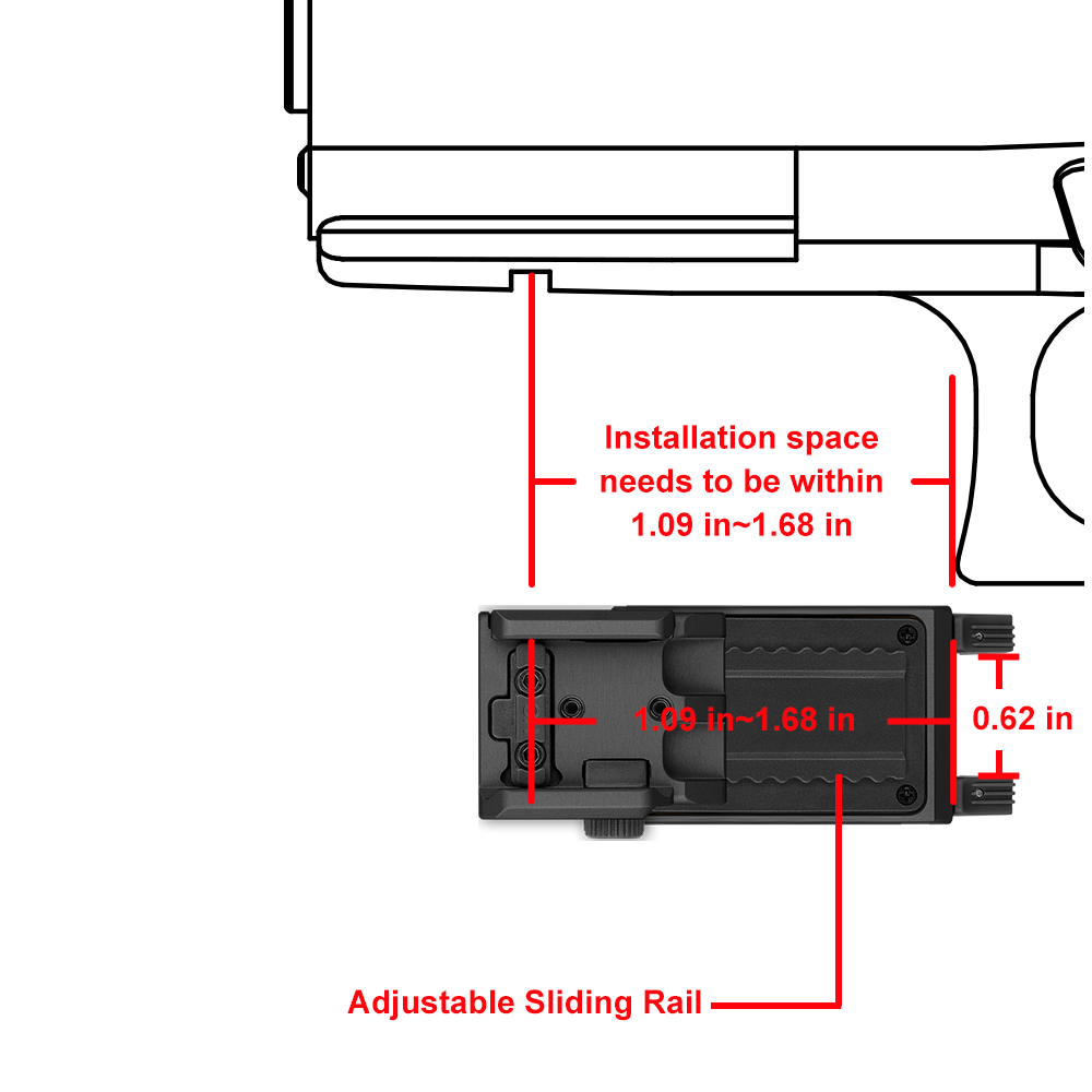 Olight PL-MINI 3 Valkyrie 600 Lumen Rail Mounted Light