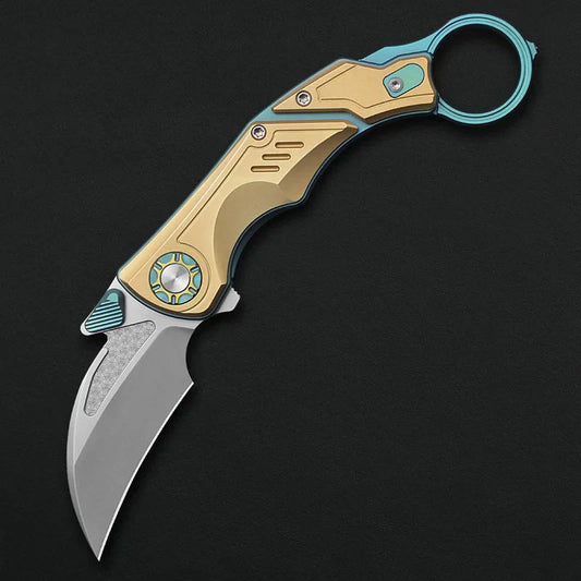 Critical Strike Predator PREDATOR-GD karambit, front view