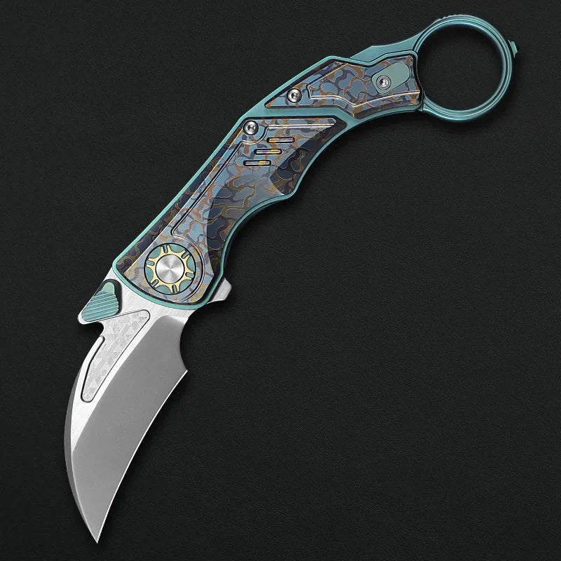 Critical Strike PREDATOR-TGN blade detail – Beadblast M390