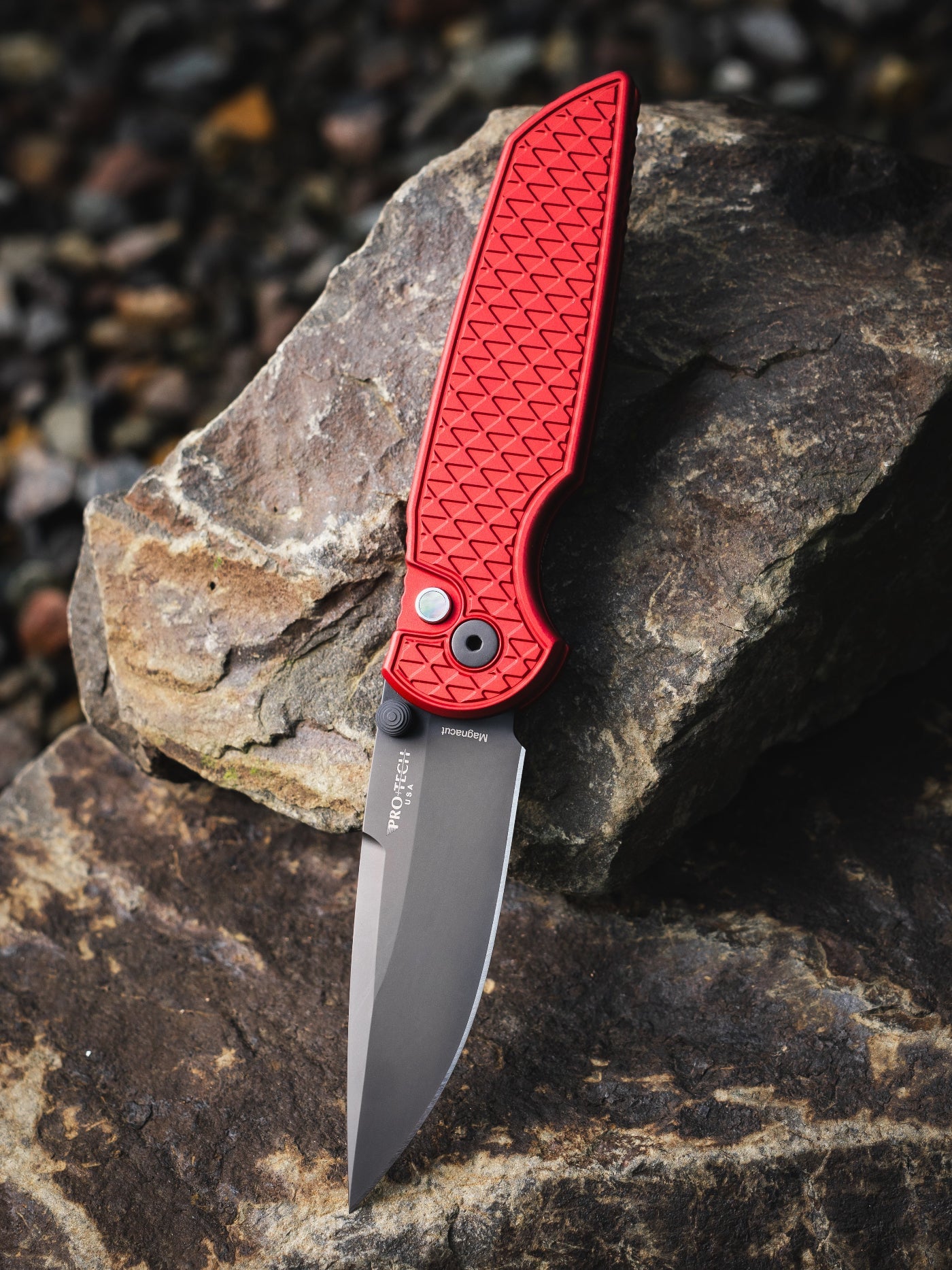 Pro-Tech BST26.INT.2 Blade Show Texas Exclusive – TR-3 Integrity MagnaCut Manual Knife