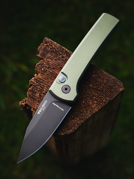 Pro-Tech BST26.Scapegoat.1 Blade Show Texas Exclusive – Green Handle MagnaMax Scapegoat Auto