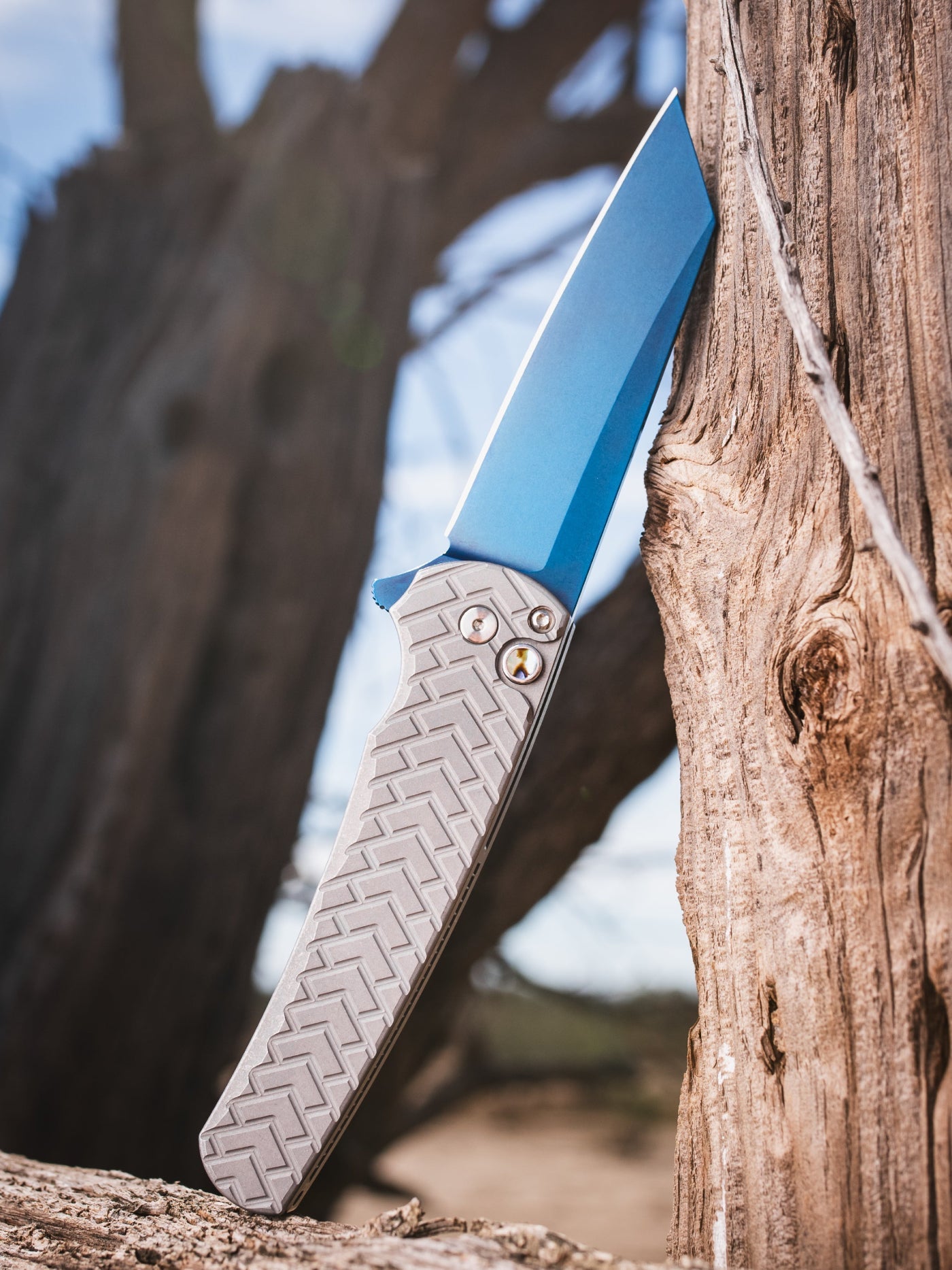 Pro-Tech 2026 Malibu Custom 002 – Blade Show Texas Exclusive Sapphire Blue MagnaCut Knife