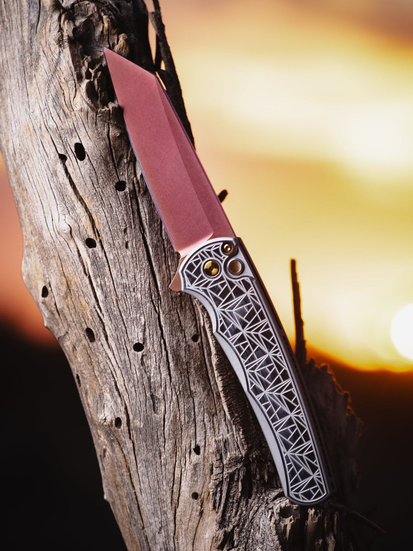 Pro-Tech 2026 Malibu Custom 003 – Blade Show Exclusive Copper Rose PVD MagnaCut Knife