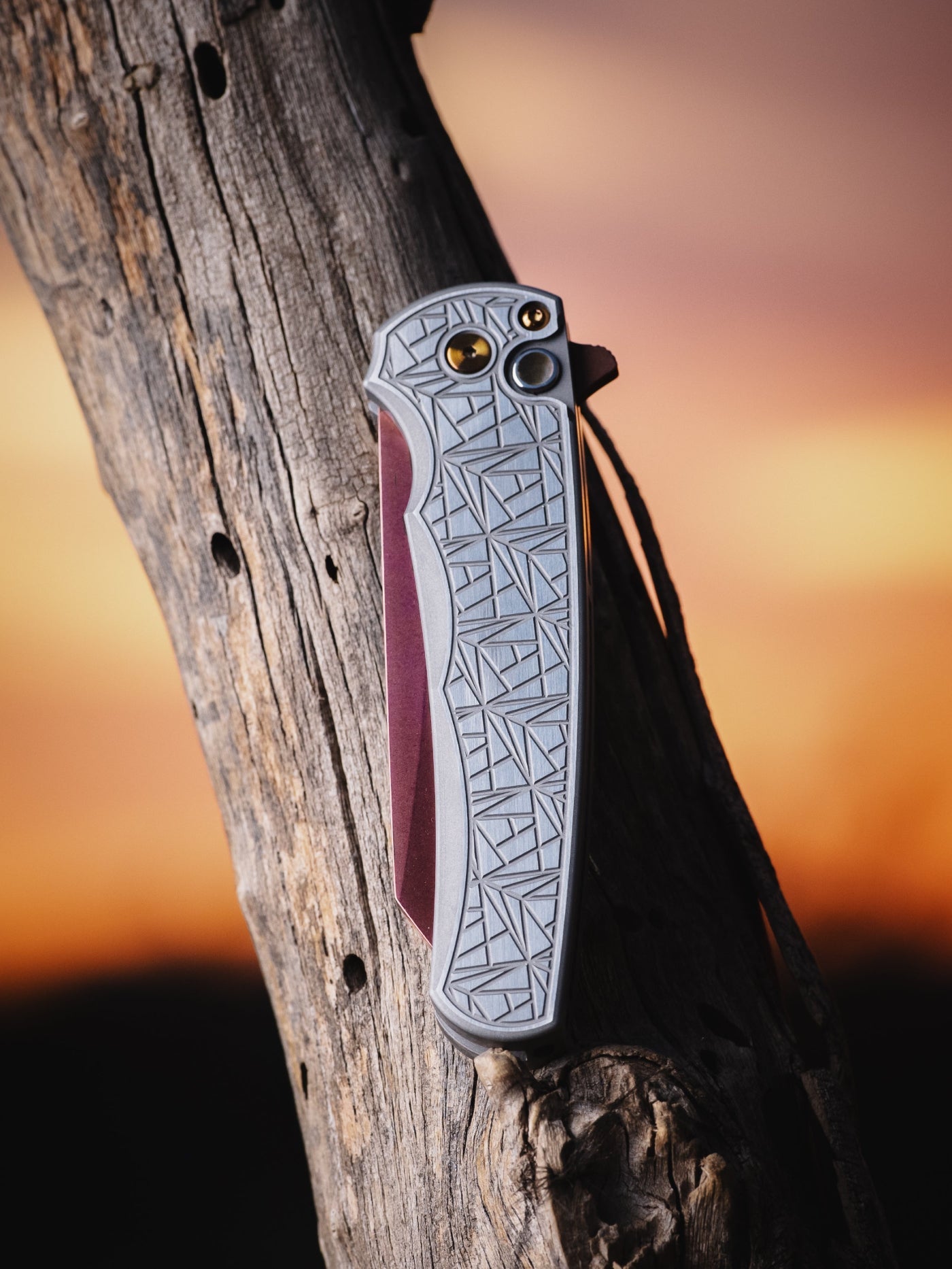 Pro-Tech 2026 Malibu Custom 003 – Blade Show Exclusive Copper Rose PVD MagnaCut Knife