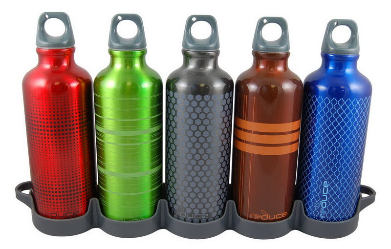 Reduce Water Week Sport Aluminum Bottles - 5 Piece Set