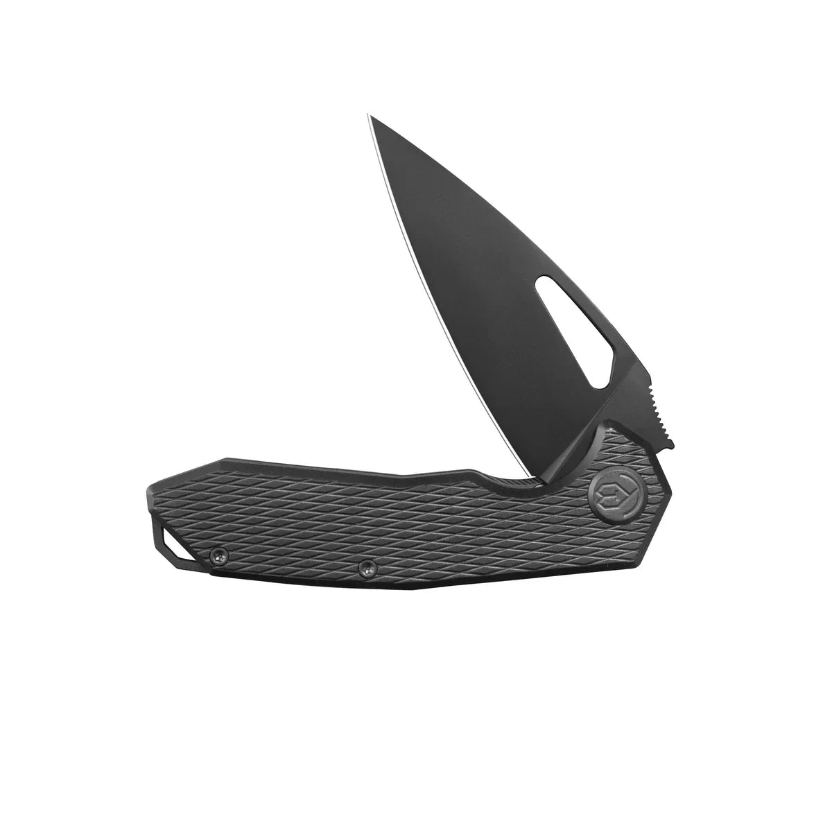 KB Coeus Outdoor Folding Knife 3.11" M390 Spear Point Blade DLC Titanium Handle KB286E