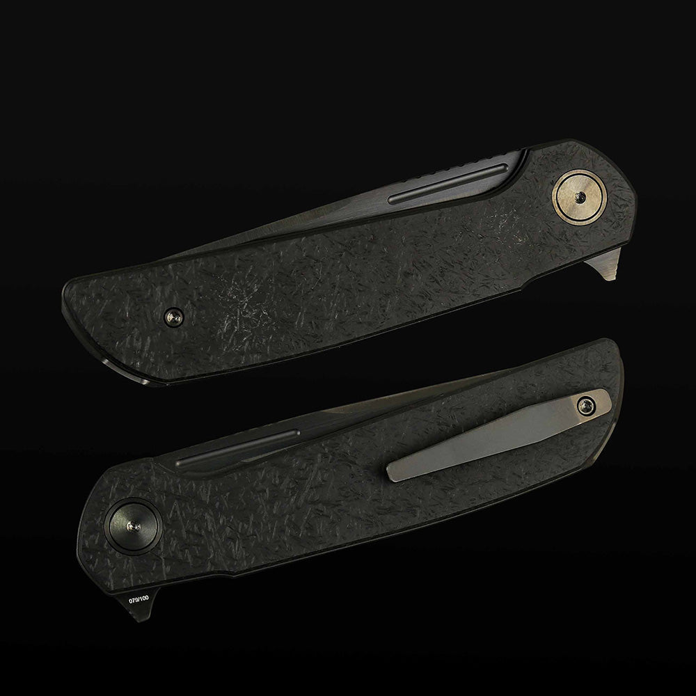 Reate Remedy FatCarbon Glass Black DLC closed view – front and back