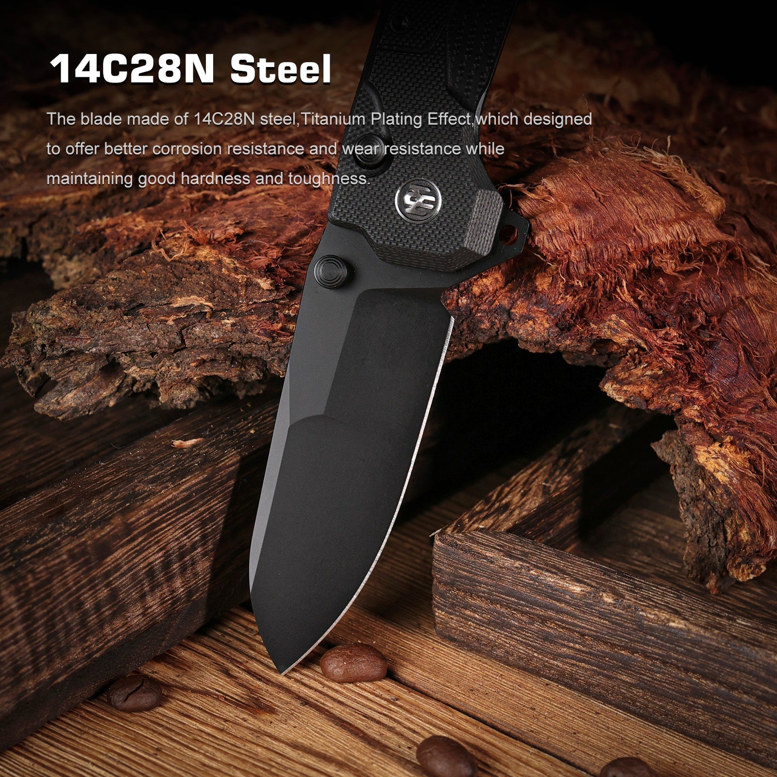 Remette RT-Cosmic RTCO-GB G10 handle compact pocket knife – view 3