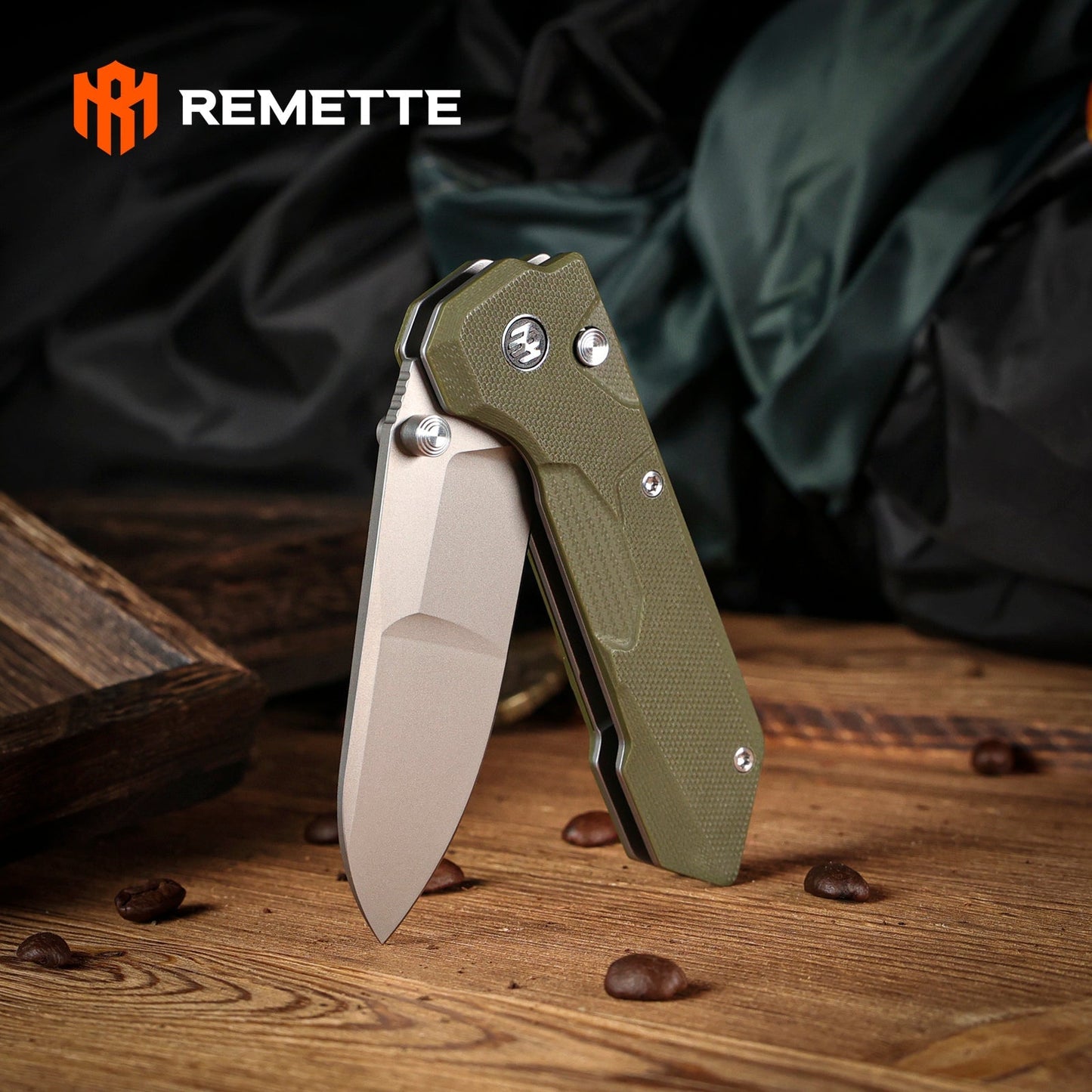 Remette RT-Cosmic RTCO-GM 14C28N drop point EDC folding knife – view 2