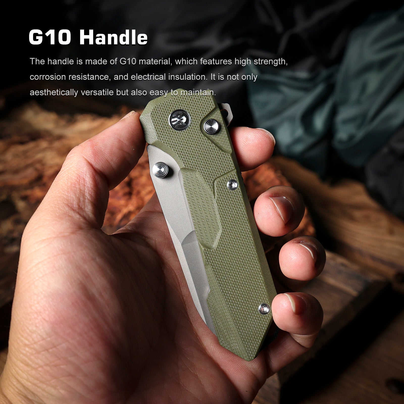 Remette RT-Cosmic RTCO-GM button + liner lock folding knife – view 4