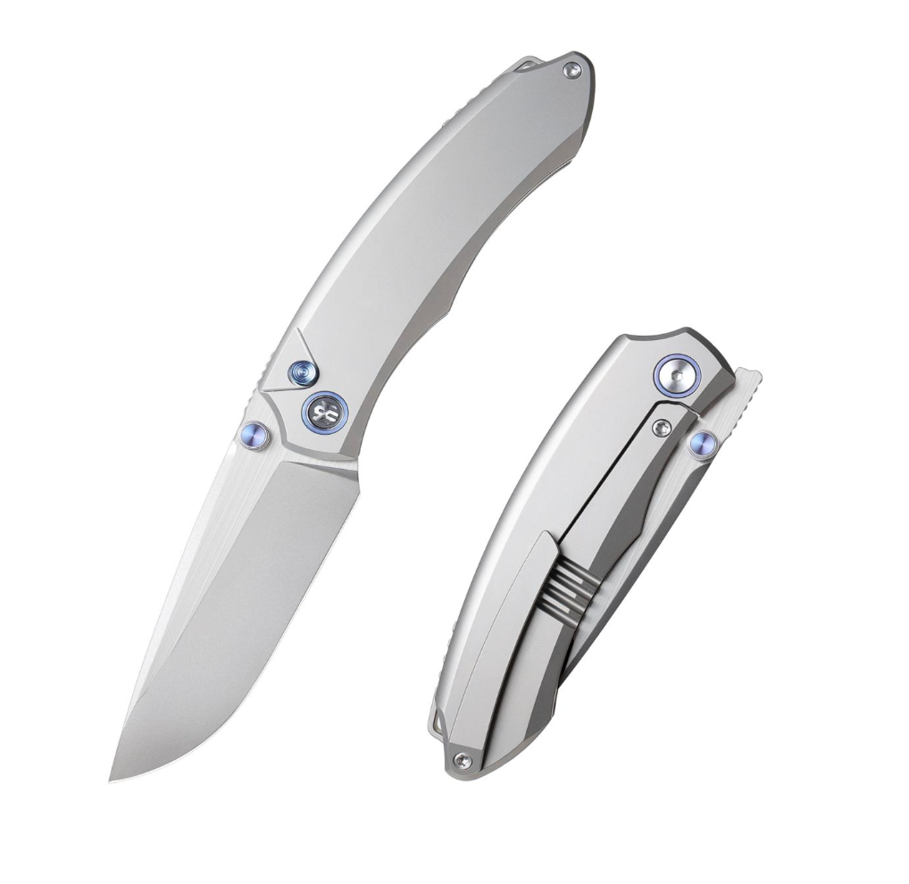 Remette Wild Species Titanium Frame Button Lock folding knife